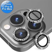 Lens protector - iPhone 13 Pro / Pro Max - Screenprotector - Camera lens beschermer - Diamond Black