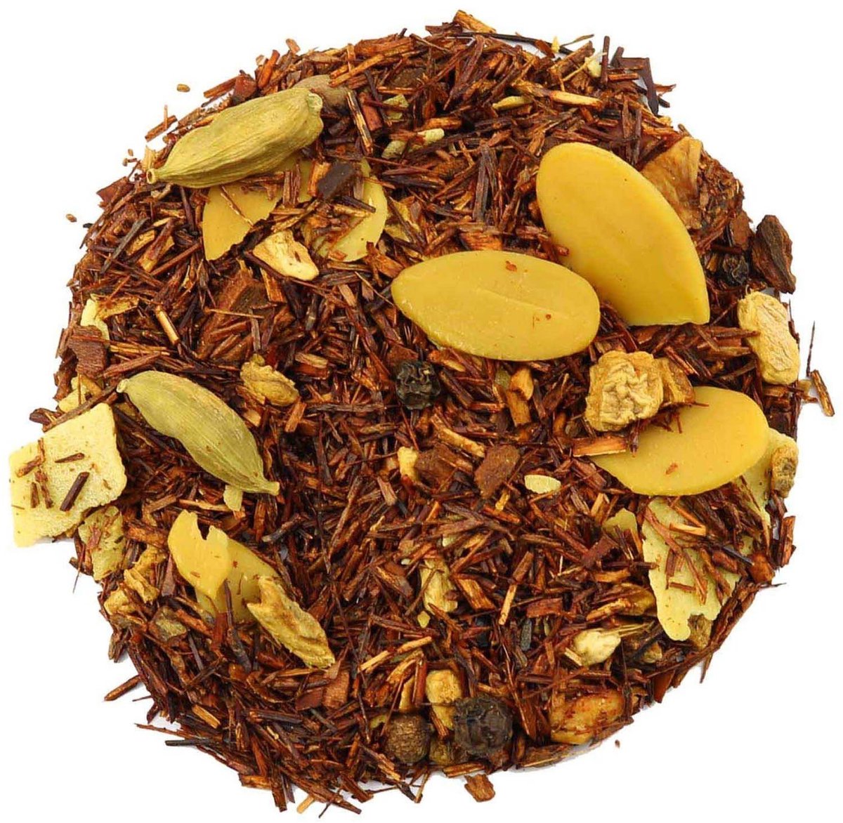 Rooibos Gember Thee 500g – Losse Kruidenthee – 100% Natuurlijk & Cafeïnevrij - Losse blaadjes