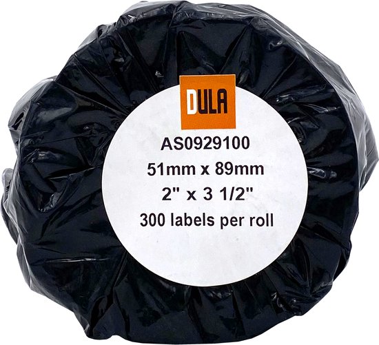 DULA Dymo Compatible labels - Wit - S0929100 - Afspraakkaartjes - Niet ...