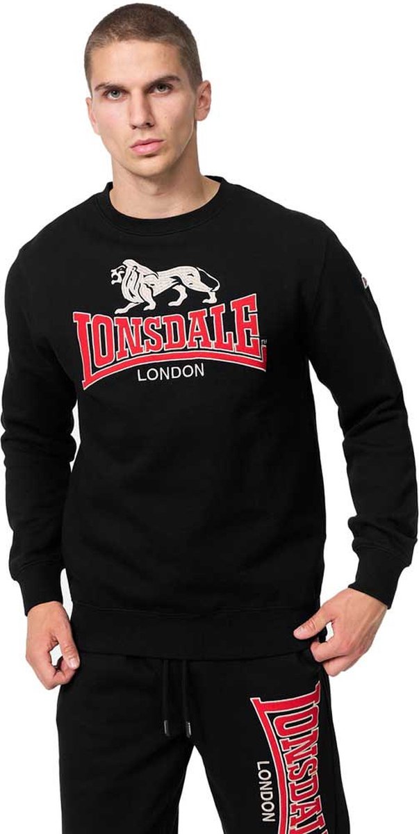Lonsdale Lawins Sweatshirt Zwart L Man