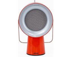 AirHood® Original | 's werelds eerste mobiele afzuigkap | Cadmium Orange | Wired | Afzuigkap Draagbaar | Mini Afzuigkap