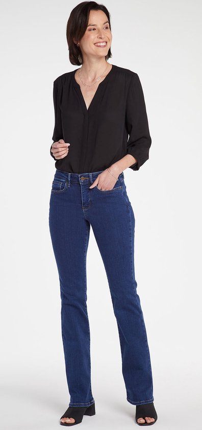 NYDJ Barbara Bootcut Jeans Mediumblauw Premium Denim (Petite) | Quinn