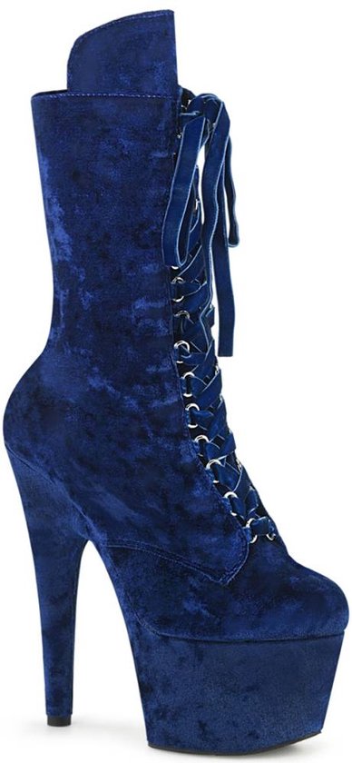 Pleaser - ADORE-1045VEL Platform Bottes femmes, Chaussures de pole dance - US 12 - 42 Chaussures - Blauw