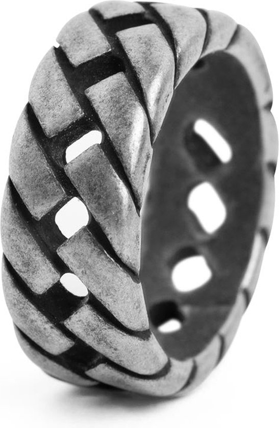Zentana Schakel Ring - RVS Verweerd - Chain Ring - 9