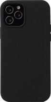 iPhone 15 Hoesje - Liquid Case Siliconen Cover - Shockproof - Zwart - Provium