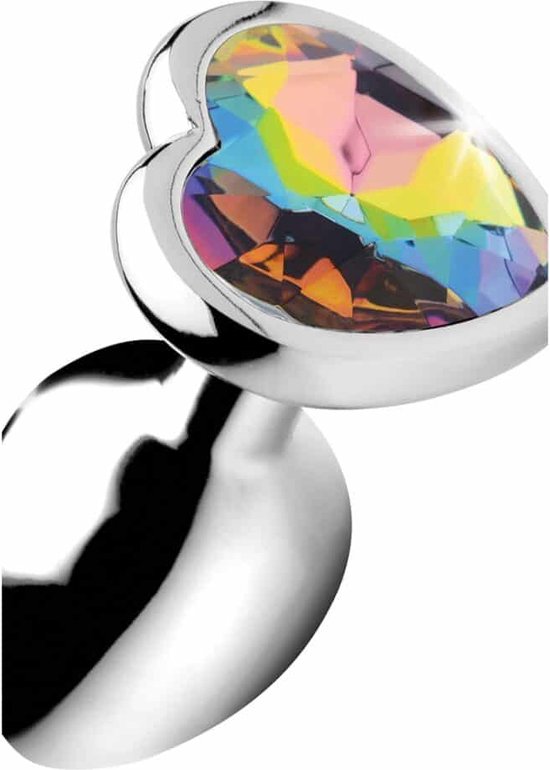 Rainbow Heart Buttplug - Klein | bol Rainbow Heart Buttplug - Klein | bol