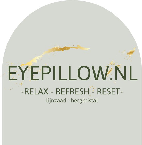 Eyepillow Green cotton. Bergkristal van Merkloos — afbeelding 4