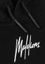 Malelions Cropped Hoodie Truien & Vesten Meisjes - Sweater - Hoodie - Vest- Zwart - Maat 164