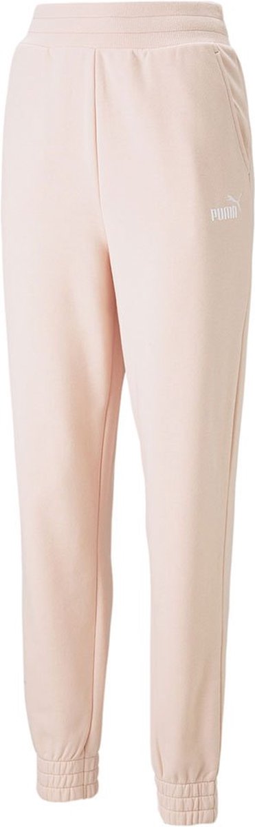 Puma Ess+ Embroidery High Broek Vrouw Rose Dust