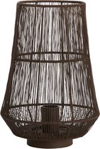 Light&living Tafellamp Ø24x33 cm BANJAR donker bruin