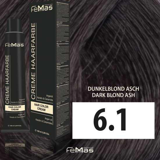 Femmas (6.1) Haaarverf Donkere asblond 100ml bol
