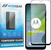 Mobigear Screenprotector geschikt voor Motorola Moto E13 Glazen | Mobigear Screenprotector - Case Friendly - Zwart