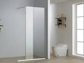 Shower & Design Wand voor inloopdouche EMILIA met draaiende luiken - 120 (90 + 30) x 200 cm L 120 cm x H 200 cm x D 0.6 cm