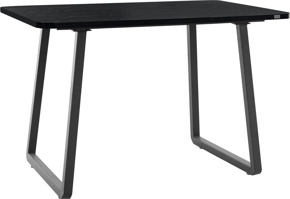 Notio Living Leeds|Eettafel 120 cm Zwart