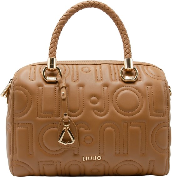 Liu Jo Manhattan Boston Bag Dames Handtas - Bronze Caramel - One Size | bol