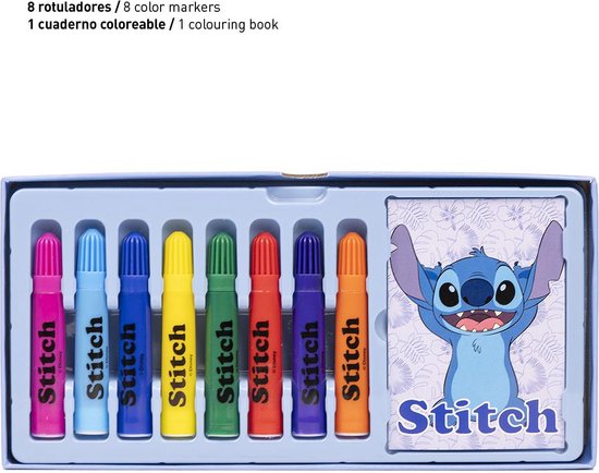 Valisette de coloriage avec tiroirs Lilo & Stitch NICKELODEON : l