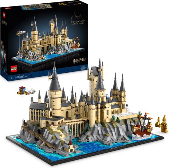 LEGO Harry Potter Kasteel Zweinstein en terrein Grote Set voor Volwassenen - 76419