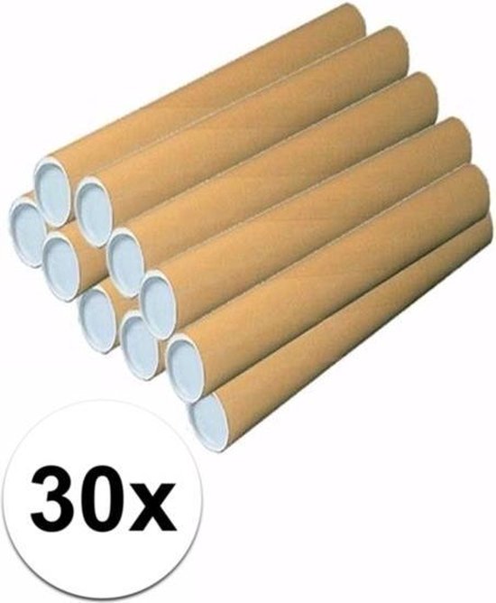 30x A1 Poster tubes 64 x 6 cm de carton Tubes d'expédition Tubes matériel Hobby