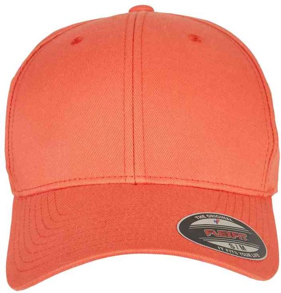 Flexfit - Wooly Combed spicyorange Baseball pet - L/XL - Oranje