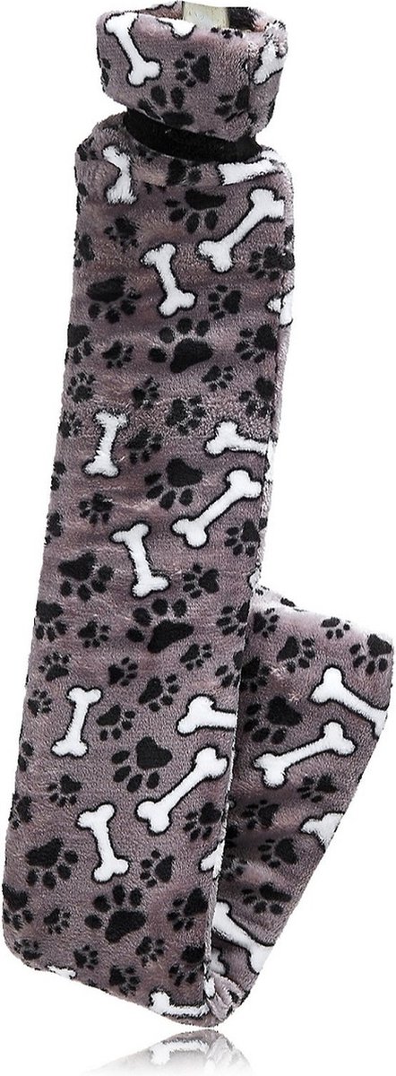 Goedkoopste Vagabond Warmwaterkruik - Long Bottle - Natuurrubber - (Afmeting 77 cm. lang x 12 cm. breed) - Dogs & Bones - in luxe geschenkdoos