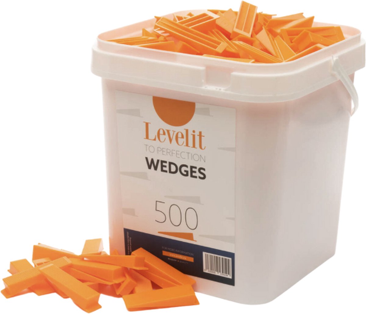 Levelit - Tegel Wiggen – Tegel levelling systeem - 500 stuks