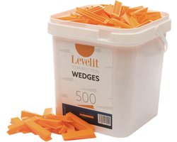 Levelit - Tegel Wiggen – Tegel levelling systeem - 500 stuks