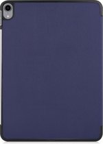 Shop4 - Geschikt voor iPad Air (2022) / iPad Air (2020) Hoes - Smart Book Case Donker Blauw