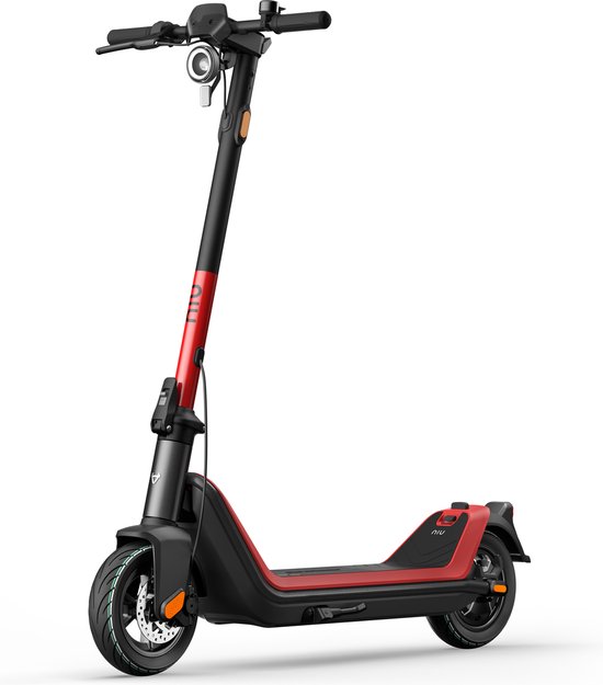 NIU KQI 3 Sport Elektrische Step voor Volwassenen Rood - Elektrische Scooter met 10'' Luchtbanden - Motorvermogen E Step van 600W - Bereik tot 40km aan Snelheid van 25km/u