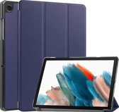 Case2go - Housse de tablette pour Samsung Galaxy Tab A9 Plus (2023) - Housse à trois volets avec fonction auto/réveil - 11 pouces - Blauw