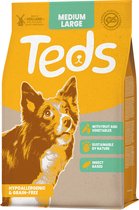 3x Teds Droogvoer met Insecten voor Middelgrote en Grote Honden 2,5 kg
