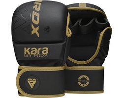 RDX Sports F6 Kara - MMA Bokshandschoenen - Training - Boksen - Kunstleer - Goud - L/XL