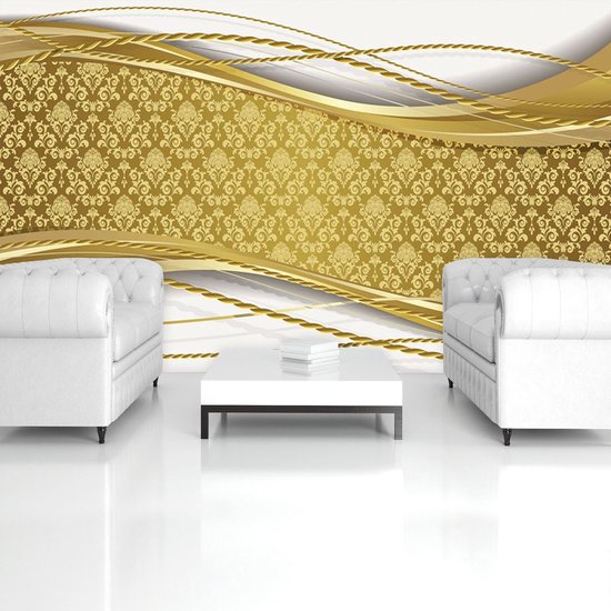 Or | Photomural blanc, revêtement mural