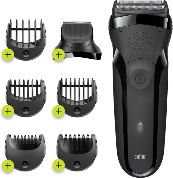 Braun Series 3 300BT Zwart - Elektrisch Scheerapparaat Mannen - Shave & Style