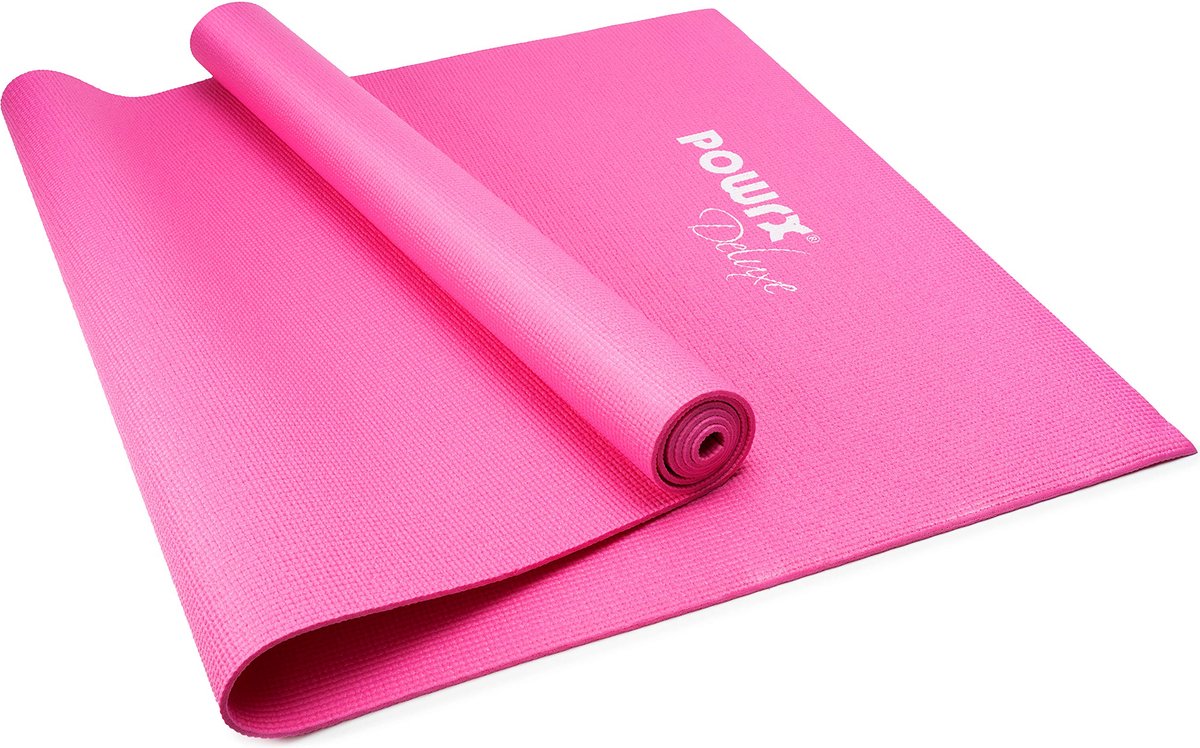 PowrX© Yogamat (roze) ca. 173 cm x 61 cm x 0,4 cm