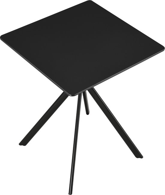 Wandplank zwevend Viktoria - Zwart wit - Voor tegen de muur - Set van 3 - Wandplanken