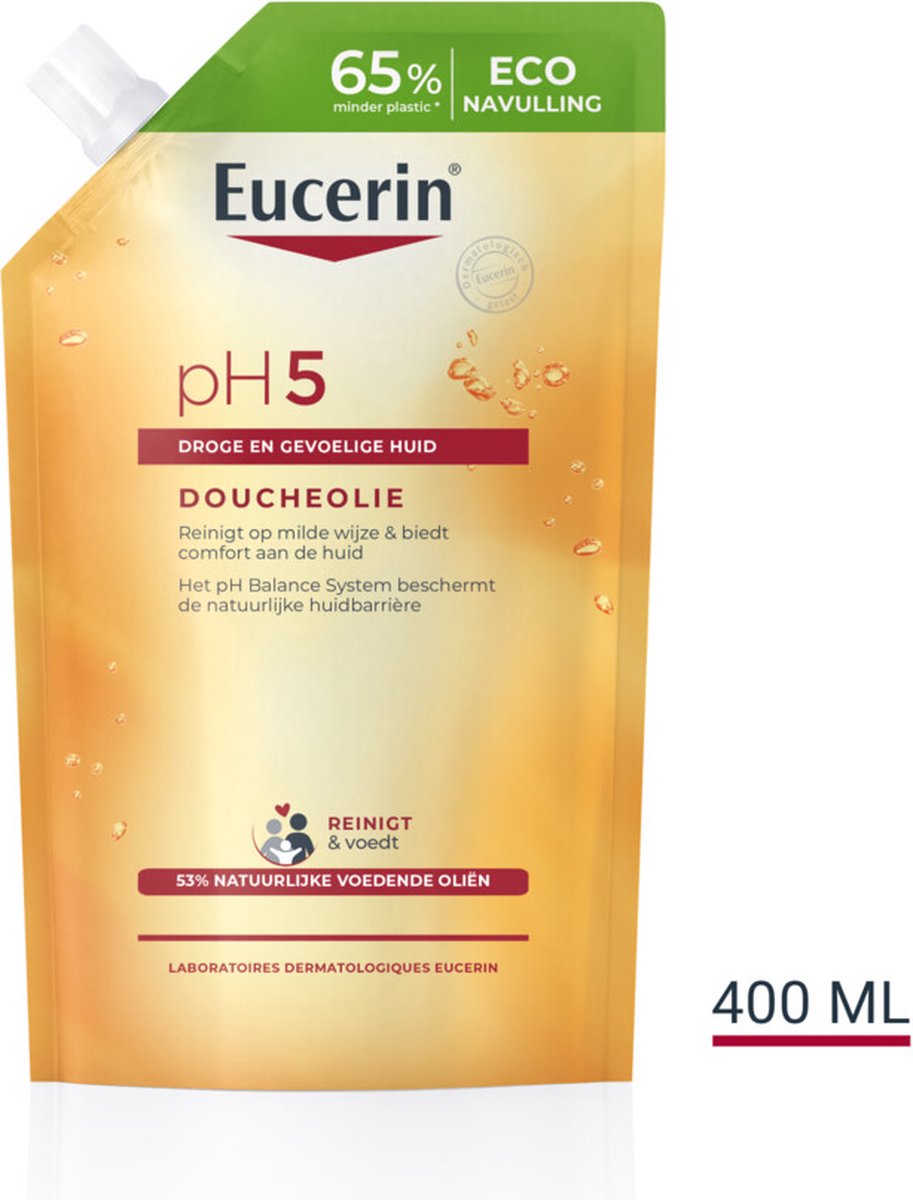 Eucerin pH5 Doucheolie Navulverpakking - 3 x 400 ml - Voordeelverpakking