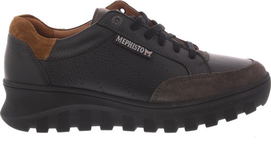 Foto: Heren veterschoenen mephisto flynn graphite antraciet maat 8