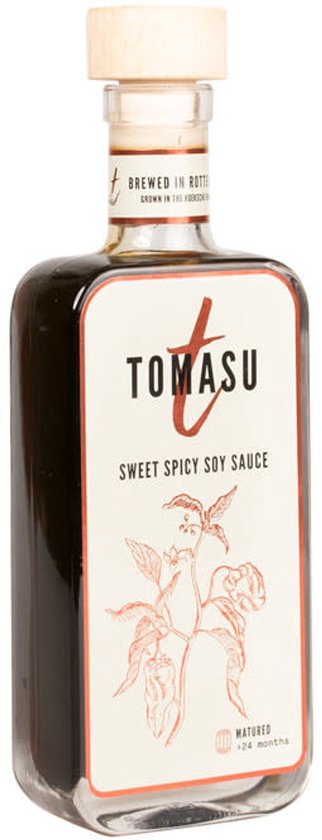 TOMASU – 24 maanden gerijpte Sojasaus – Sweet & Spicy 100 ml