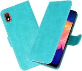 Bookstyle Wallet Cases Hoesje voor Samsung Galaxy A10 Groen