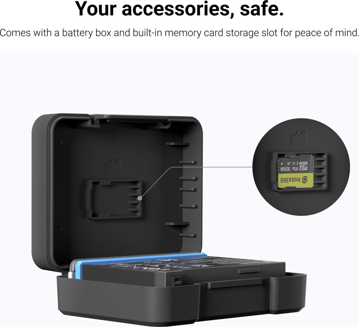 MotuTech 2 batterijen oplader voor Insta360 X3 One X3 draagbare