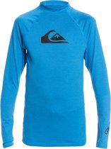 Quiksilver - UV Surf T-shirt voor jongens - All Time Lange mouw - UPF50 - Snorkel Blue - Blauw - maat 158-164cm (13-14 jaar)