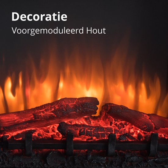 Chemin'Arte Inbouw Elektrische Haard 3D 150 cm met LED vlam-effect - 261