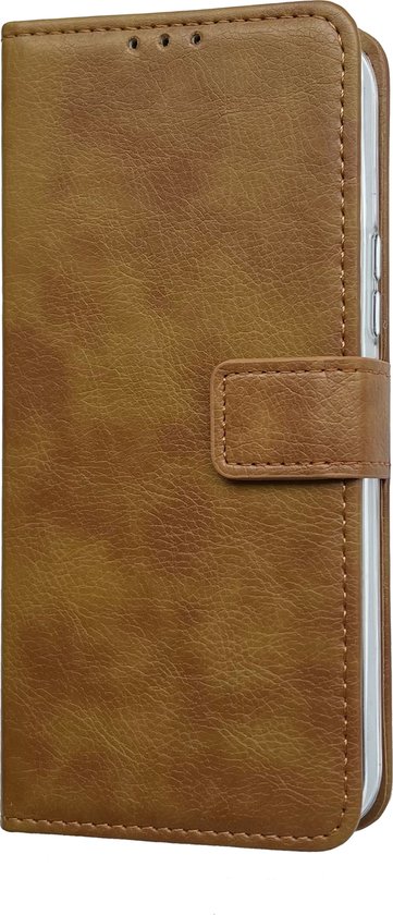 Étui Casemania pour Apple iPhone 15 Marron - Étui portefeuille - Porte-cartes et languette magnétique