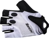 Santini Atom Summer Gloves WIT - Maat XL/XXL