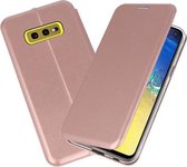 Bestcases Hoesje Slim Folio Telefoonhoesje Samsung Galaxy S10e - Roze