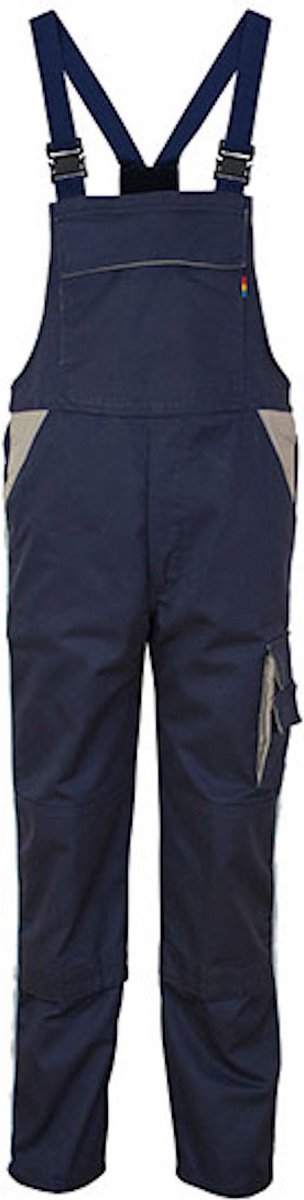Carson Contrast Bib Pants CR483 - Deep Navy/Grey - 56