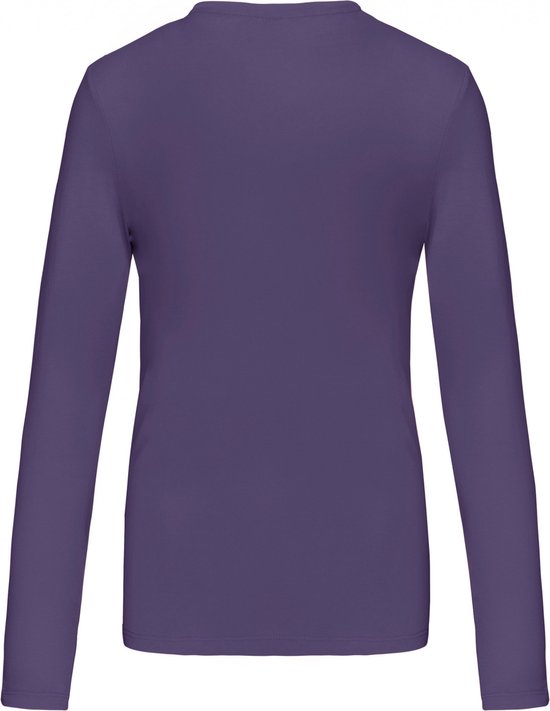 V hals shirt dames lange mouw sale