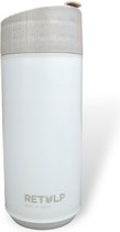 Retulp - Bio Premium Cup - 425 ml - Tasse à café à emporter - Mug - beige sable
