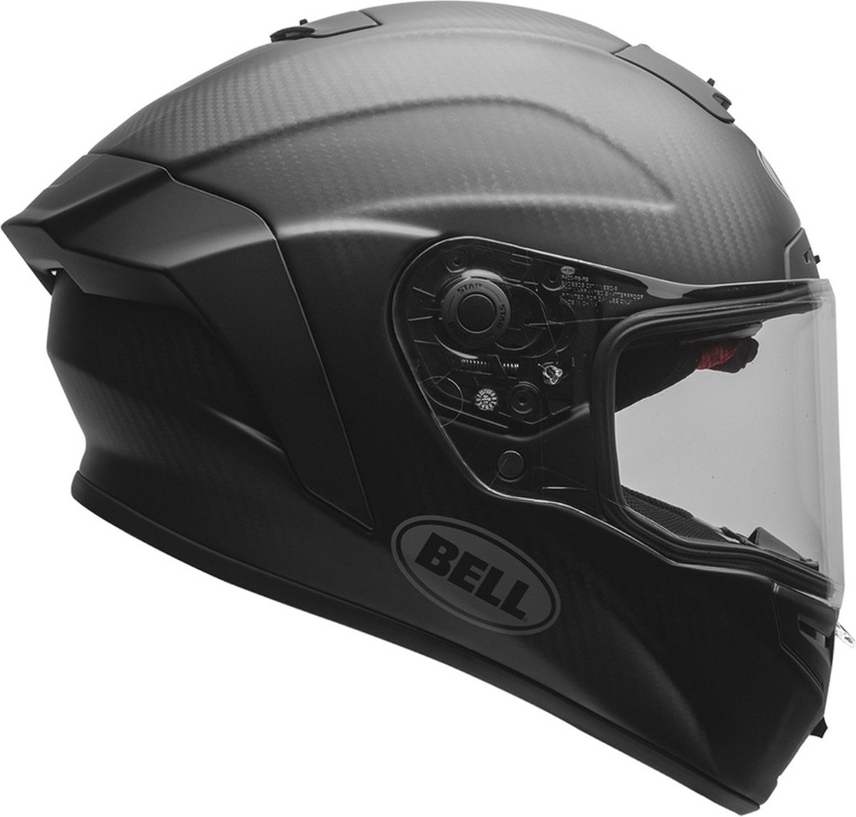 Bell Race Star Dlx Flex Solid Matte Black Helmet Full Face S - Maat S - Helm
