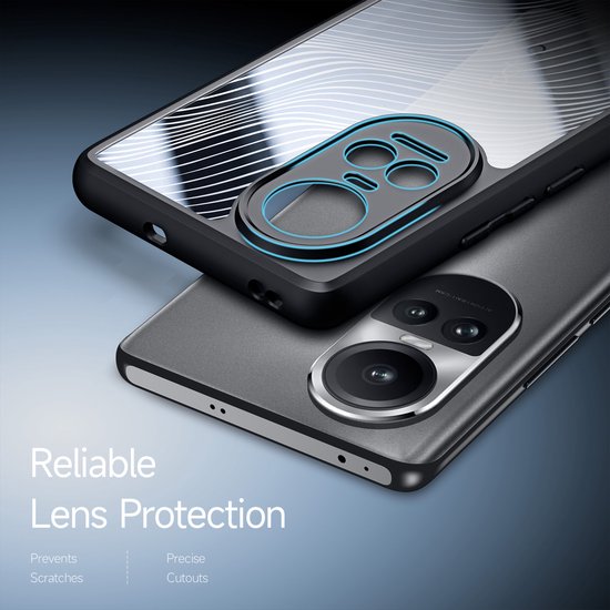 Dux Ducis Aimo adapté pour Oppo Reno 10/10 Pro - Coque arrière Zwart
